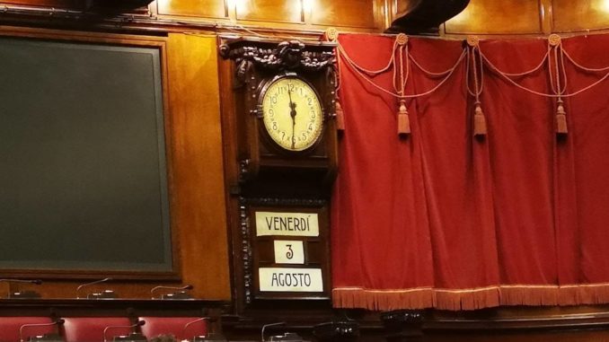 Camera dei Deputati lavoro venerdì 3 agosto 2018