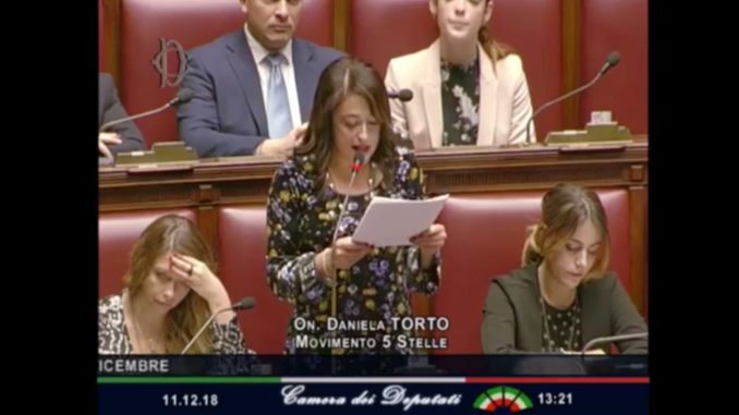 Dichiarazione voto Daniela Torto